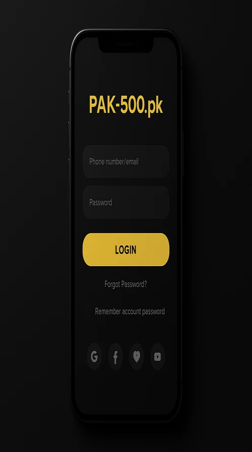 PAK500 login